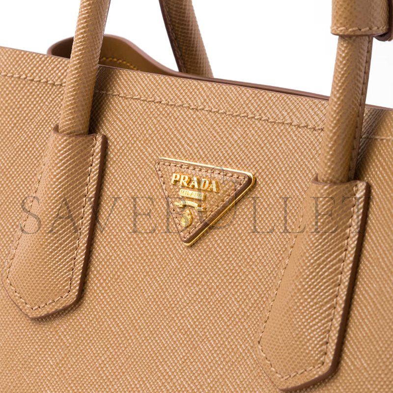 PRADA MEDIUM PRADA DOUBLE SAFFIANO LEATHER BAG 1BG887 (33*25*14.5cm)